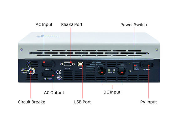 LCD Display Off Grid Inverter 5kw 3kw 230V Single Phase For Solar Energy