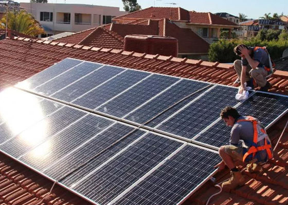 400W Flat Roof Mounting System For Pv Panels Solar Pv Mounting Household Solar Power System