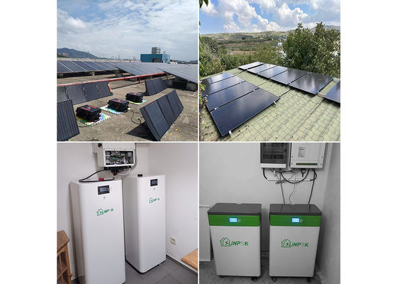 LiFePo4 Battery House Solar System 10KWH 15KWH 110V 220V Home Solar Panel Systems
