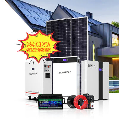 Complete Set Hybrid Off Grid 10kw 12kw 15kw 20kw Solar Energy System