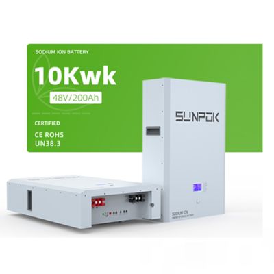 High Capacity Sodium Ion Battery Built in Smart BMS Wall Mounted Installation