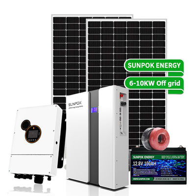 400W Flat Roof Mounting System For Pv Panels Solar Pv Mounting Household Solar Power System