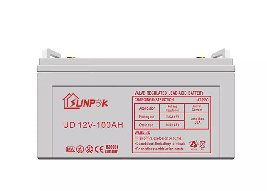 batteria al piombo libera di manutenzione della batteria del gel di 100ah 12V per immagazzinamento dell'energia