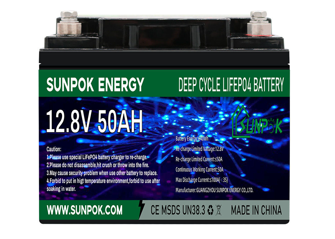 immagazzinamento dell'energia di energia solare di Ion Deep Cycle Battery For del litio di 12V 50Ah