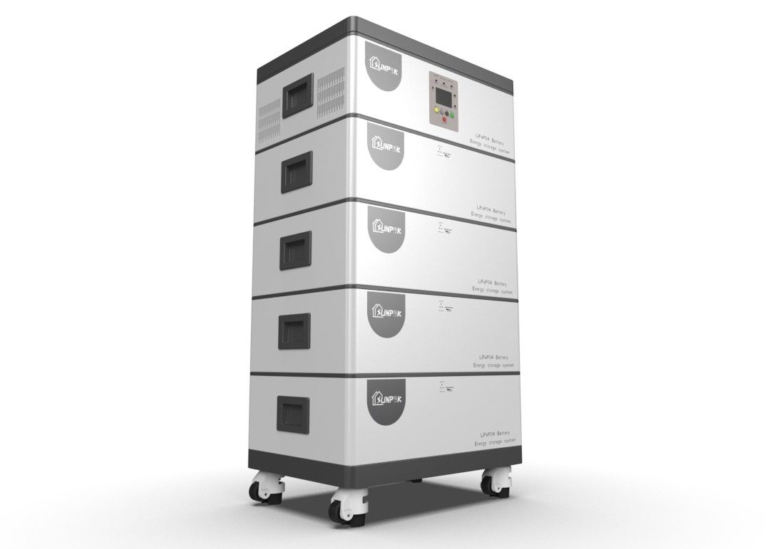 Batteria ad alta tensione intelligente per stoccaggio di energia solare a energia impilata LiFeP04 per magazzino UE
