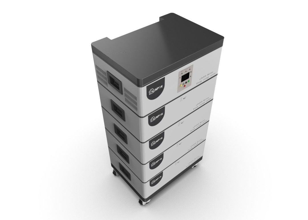 Batteria ad alta tensione intelligente per stoccaggio di energia solare a energia impilata LiFeP04 per magazzino UE