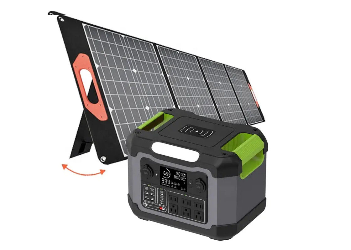 Centrale elettrica portatile di carico solare di campeggio all'aperto del generatore solare di 1200W 500w