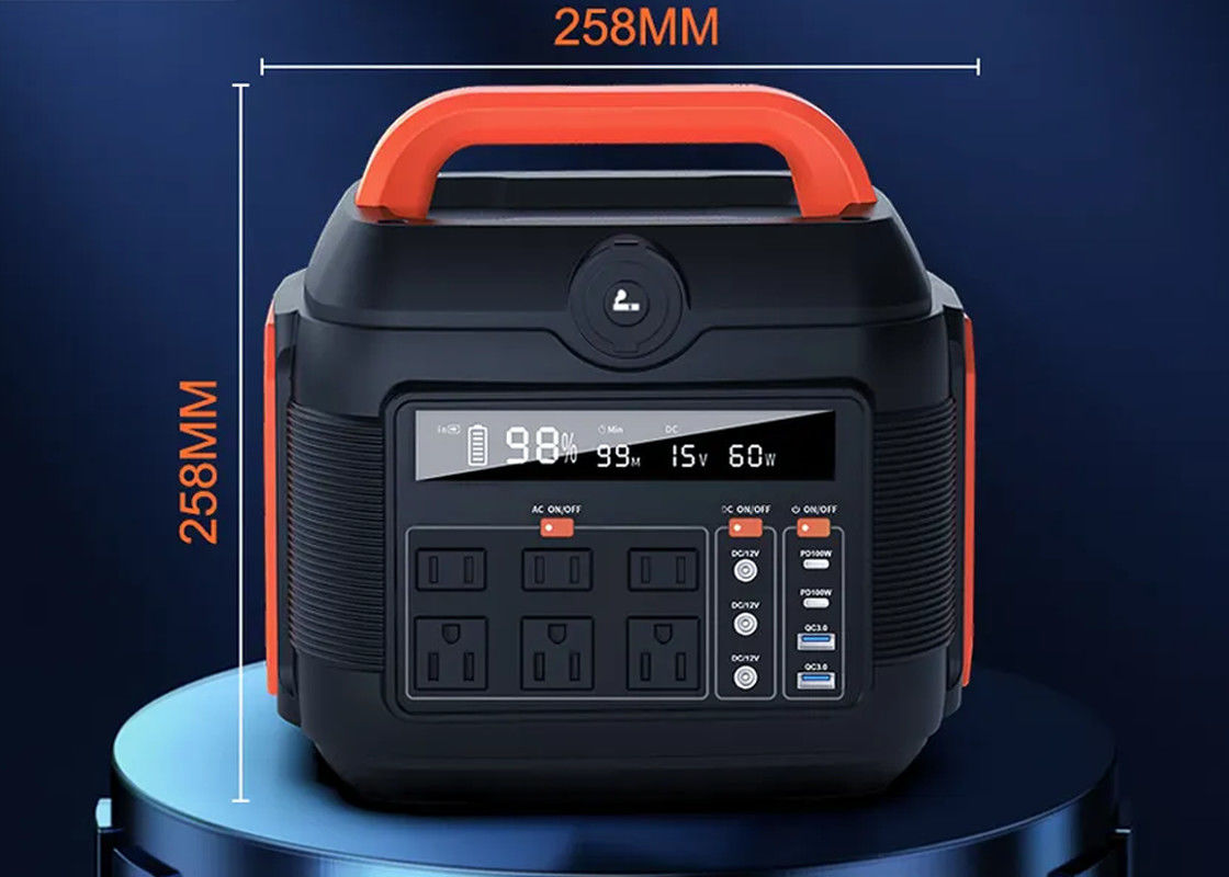 campeggio all'aperto portatile della batteria ricaricabile dello sbocco di CA 110/220v dell'alimentazione elettrica 600w