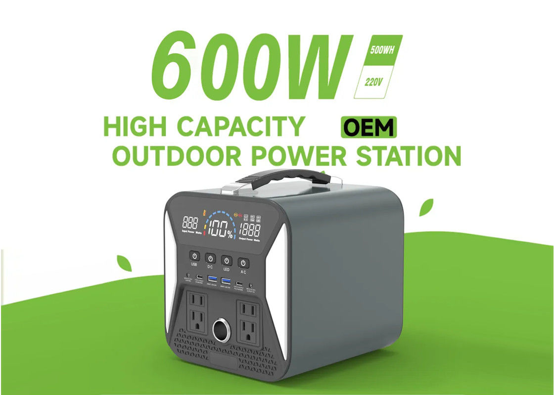 tipo sovraccarico portatile del Usb 1000W di cortocircuito della centrale elettrica del litio di CA 600w di CC di C