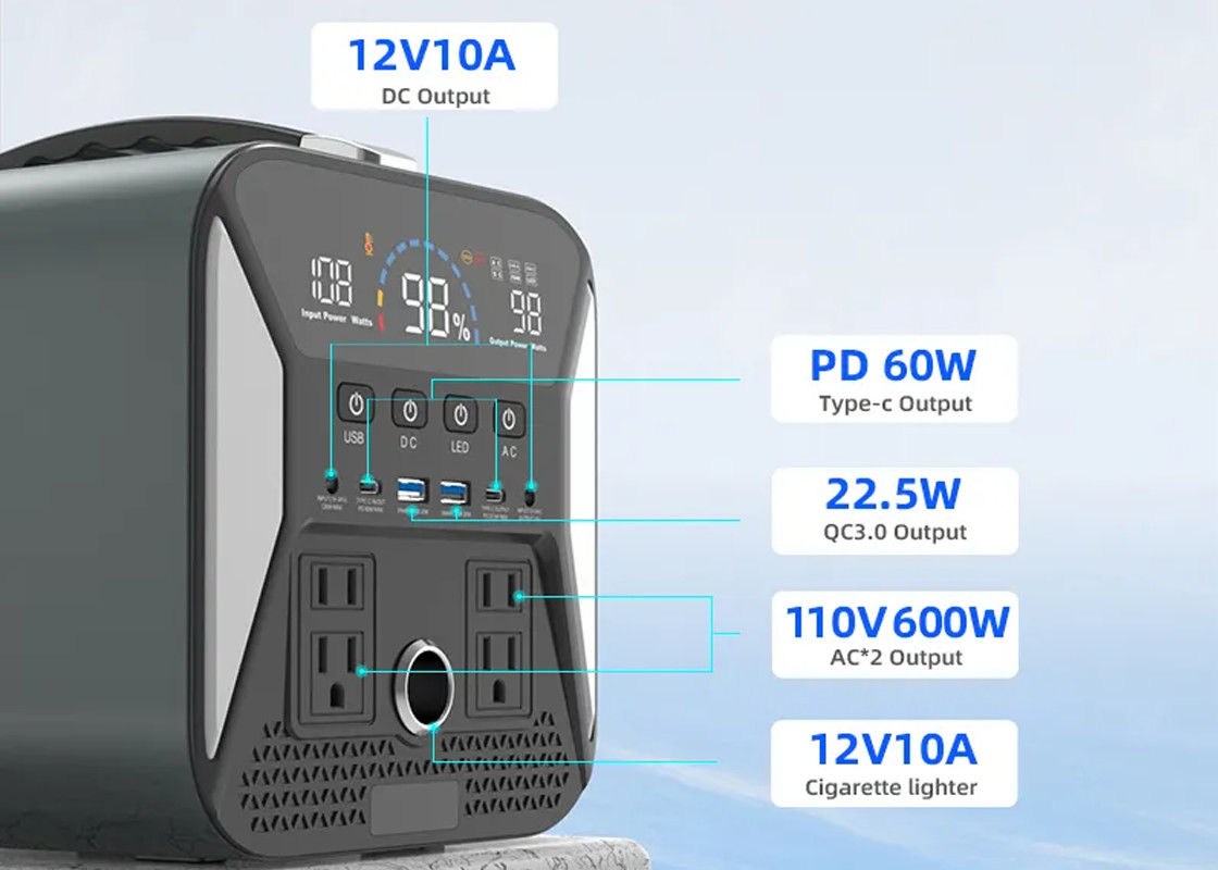 alimentazione elettrica all'aperto di campeggio di immagazzinamento dell'energia portatile della Banca della centrale elettrica mobile 1000w