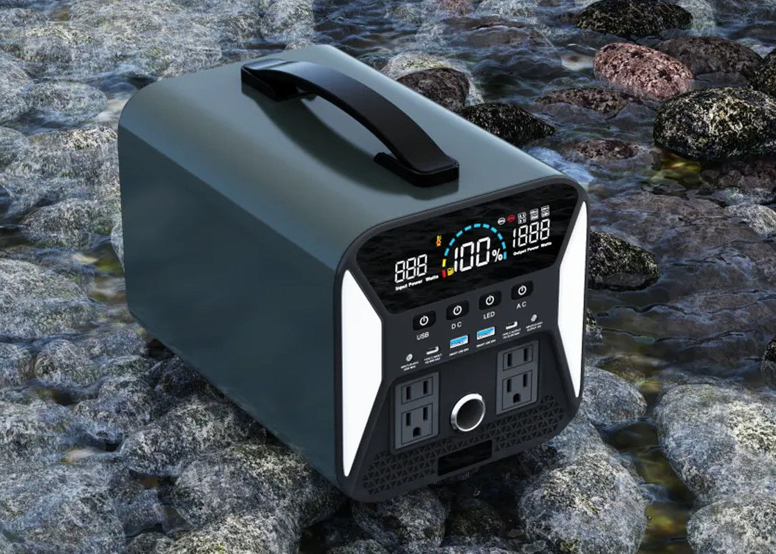 Cellula portatile di campeggio di capacità elevata 300w 500w 1000w della centrale elettrica del litio di grande dimensione all'aperto