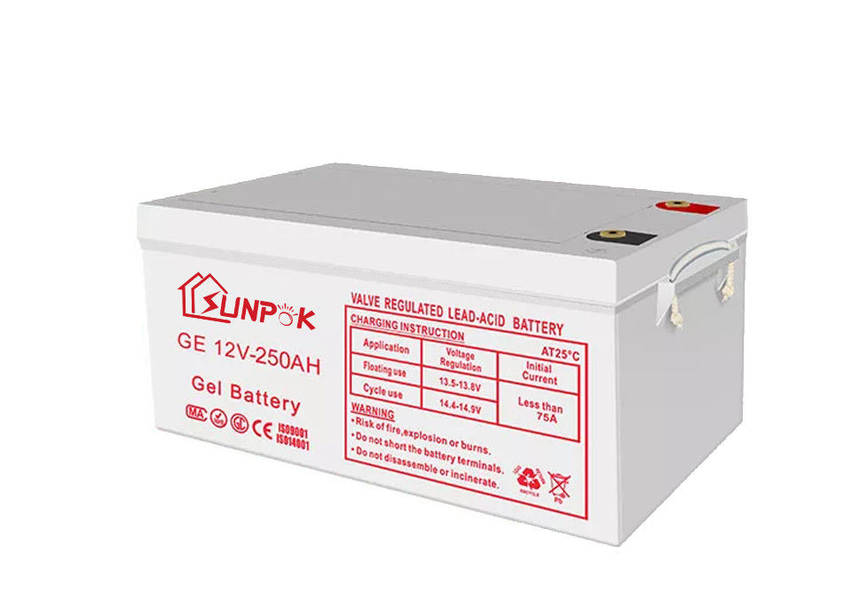 Fuori da capacità 1600A Max Discharge della batteria 100Ah del gel dell'invertitore 12V di griglia 0,25 resistenze di MΩ