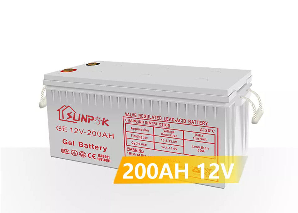 batteria del gel di 12V 50Ah 100Ah 150Ah: Goda dello stoccaggio a energia solare ottimale con Sunpok