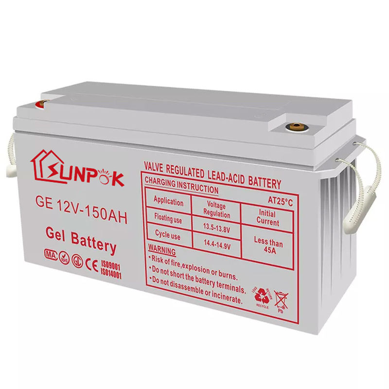 Batteria profonda solare del gel del ciclo della batteria 12v 250ah 200ah 100ah del gel del ciclo profondo ricaricabile di Subpok