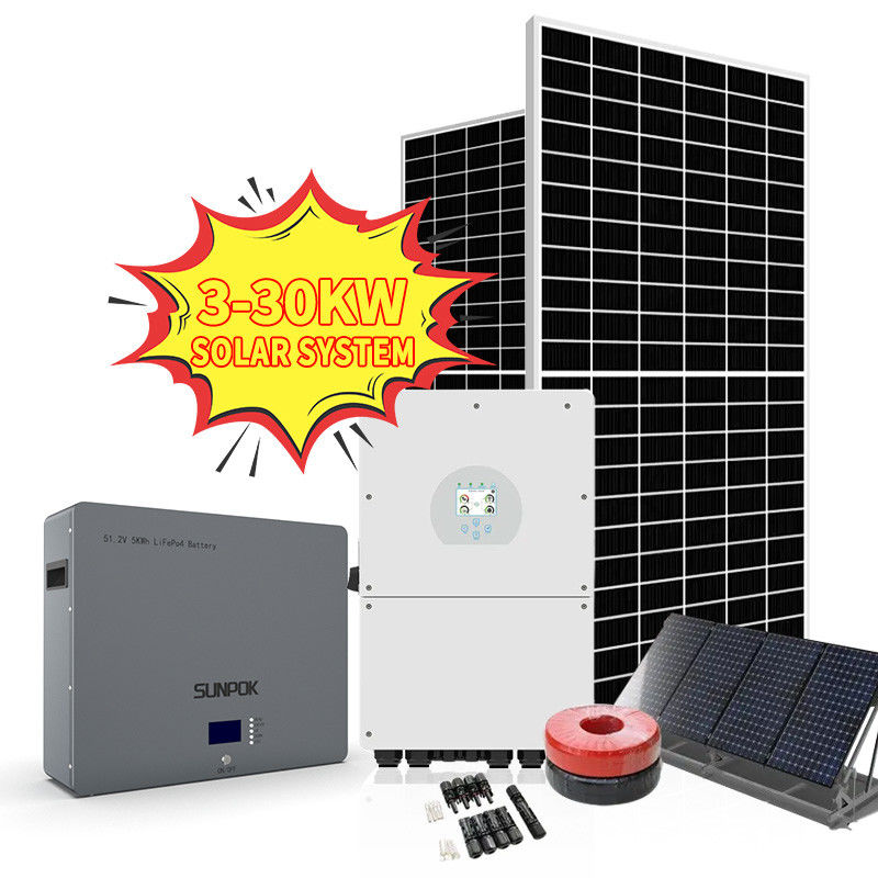 Fuori dal pannello solare ibrido di progettazione completa del sistema energetico di energia solare di griglia 5kv 3kva 5kw 8kw