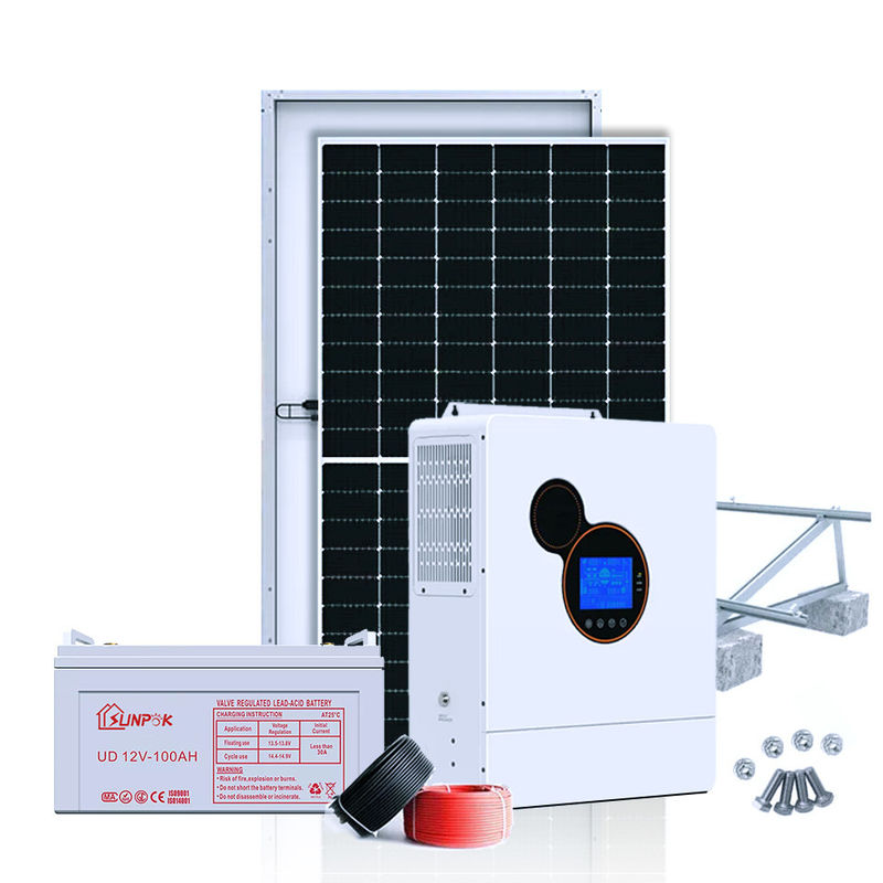 Sunpok 10kw 15kw 20kw fuori dal generatore solare dei sistemi 10000w di energia solare di griglia