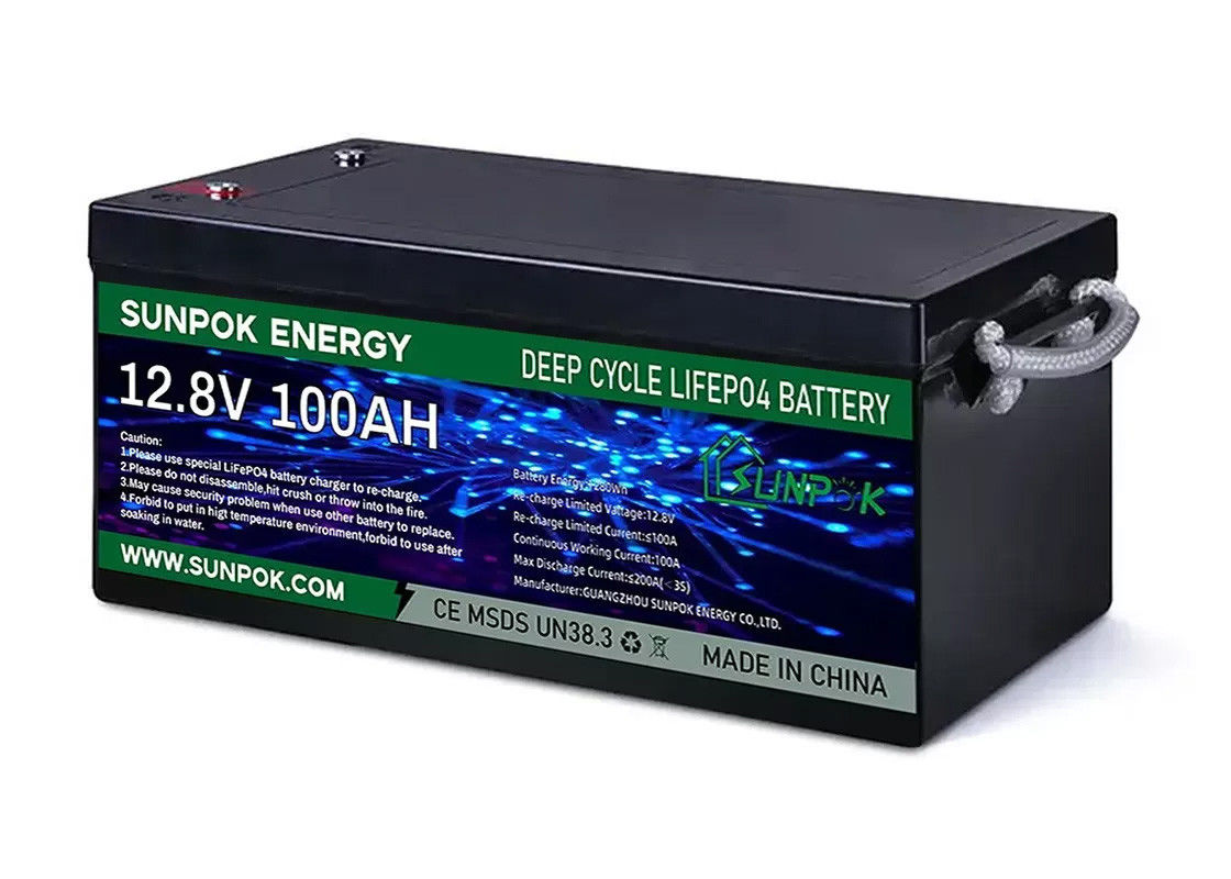 Lifepo4 12V 100Ah 200Ah 230Ah 280Ah 300Ah 460Ah Litio 12V Lifepo4 Batteria Batteria di accumulo di energia solare