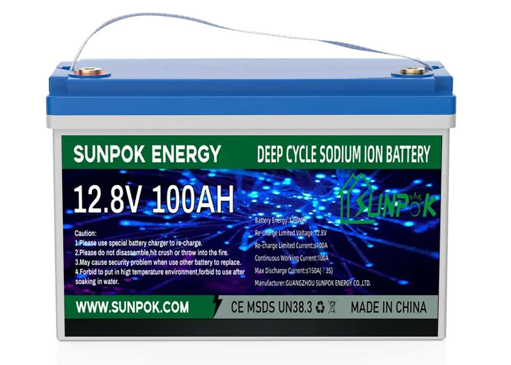 Batterie al litio Sunpok in vendita 100ah 200ah 300ah 12v lipo durata della batteria al litio