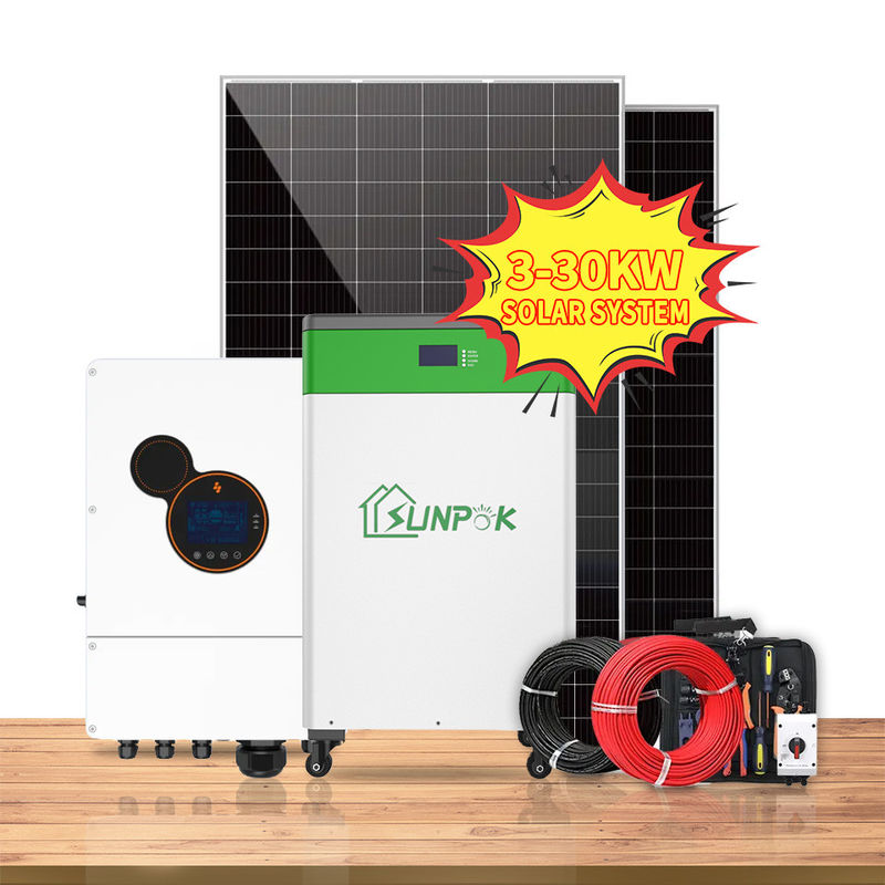 sistema solare a energia solare all'aperto del sistema di 2.5kw 3.5kw 5kw fuori dalla griglia sul corredo di griglia