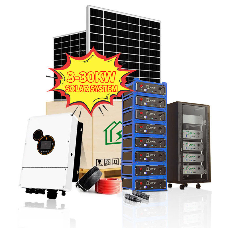 Ibrido completo fuori dal sistema solare di griglia per i prodotti a energia solare 15Kw delle Camere