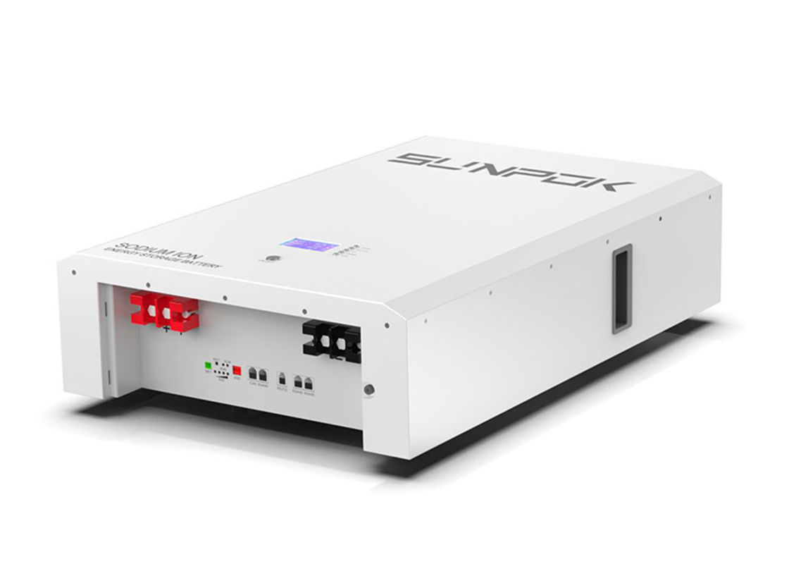 5-30 KWh Portata di potenza di uscita Batteria agli ioni di sodio 1C Tasso di scarica 98% Efficienza di scarica