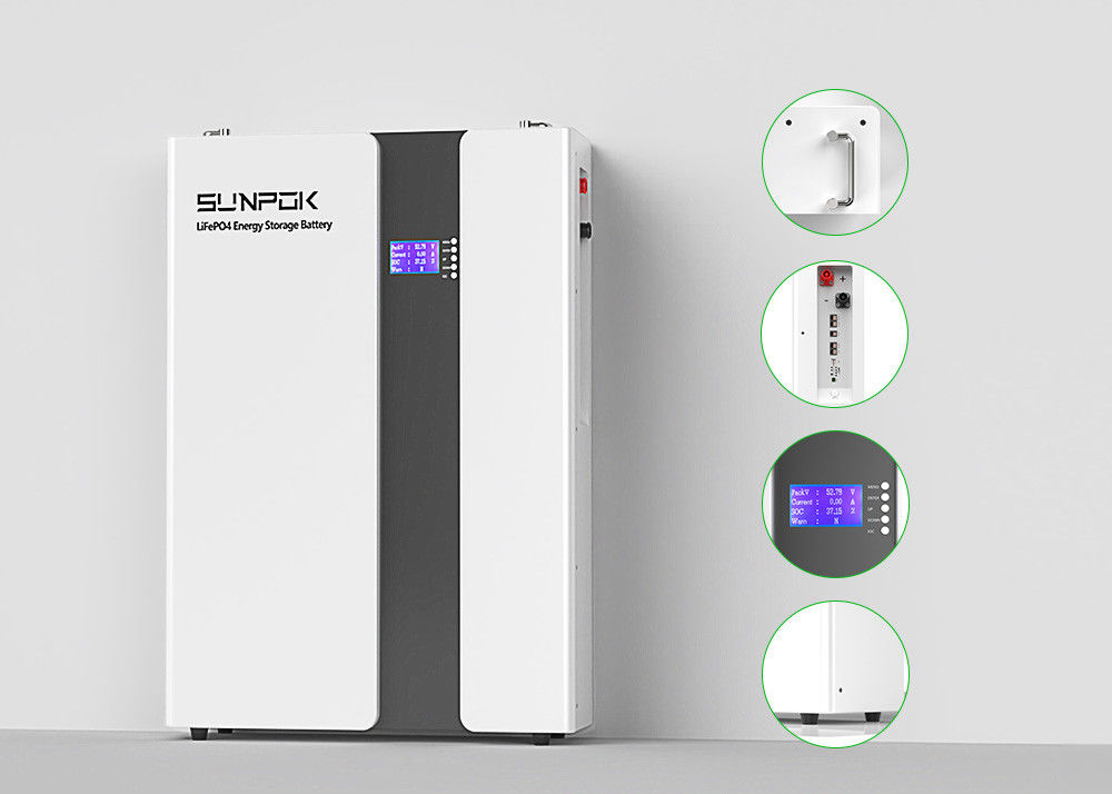 Batteria agli ioni di litio ecologica per il ciclo 44-56Vdc tensione di funzionamento