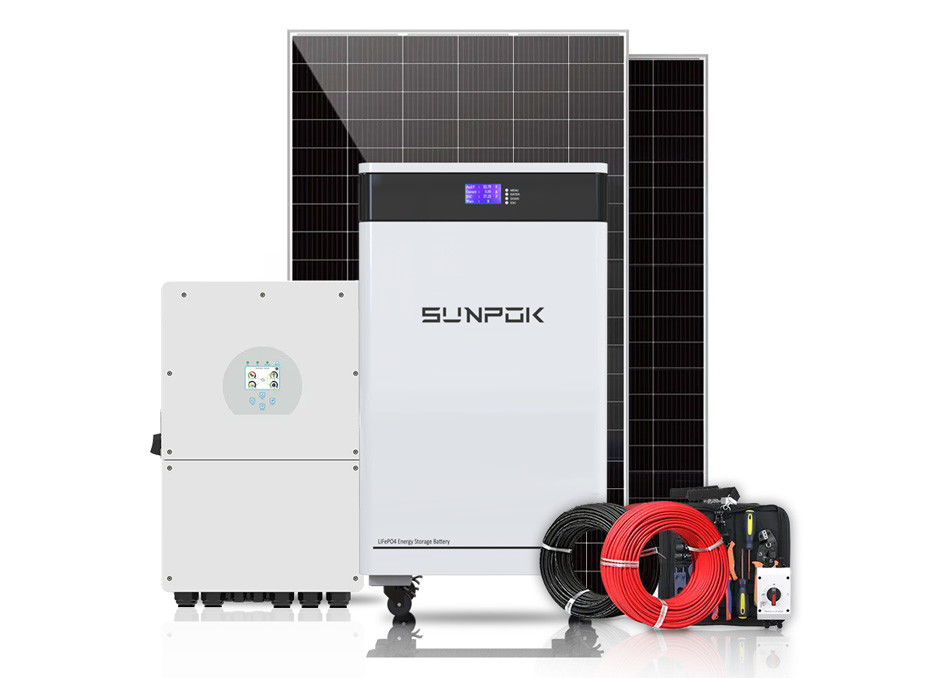 230V 3Kw 5Kw 8Kw 10Kw Sistema solare ibrido Kit per la casa e le imprese