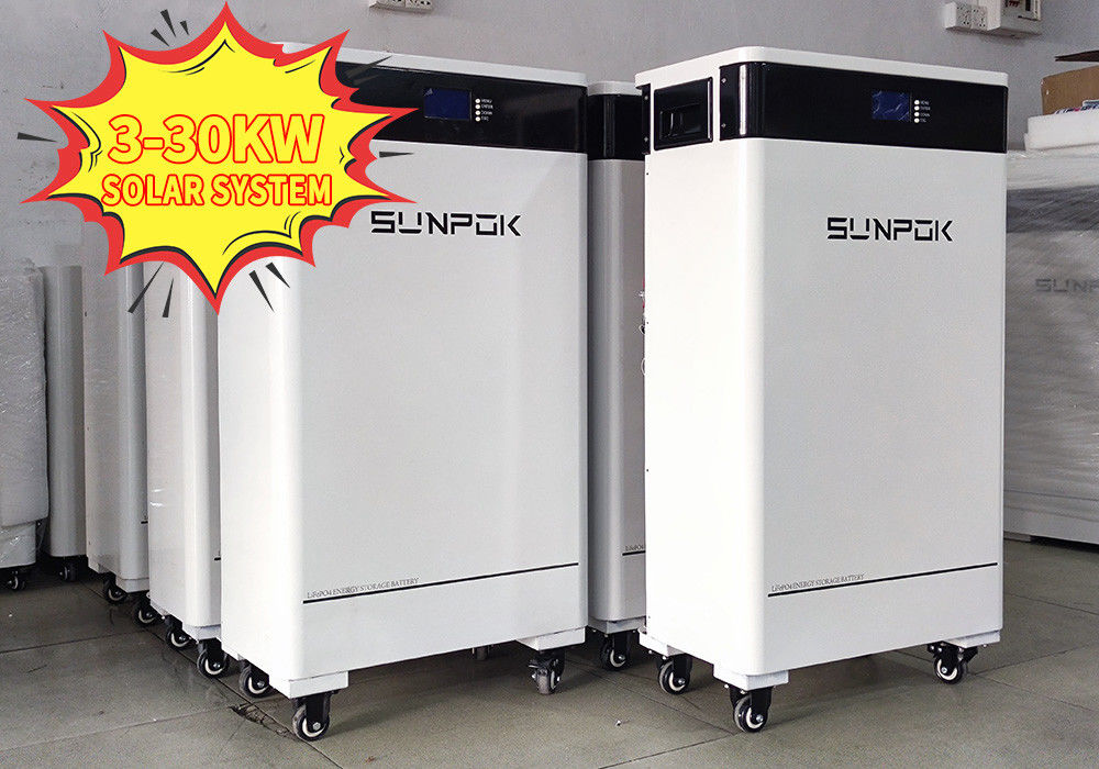 Sistema solare ibrido industriale 15 kw 20kw 30kw 50kw 100kw Sistema solare 1000w 2000w 3000w