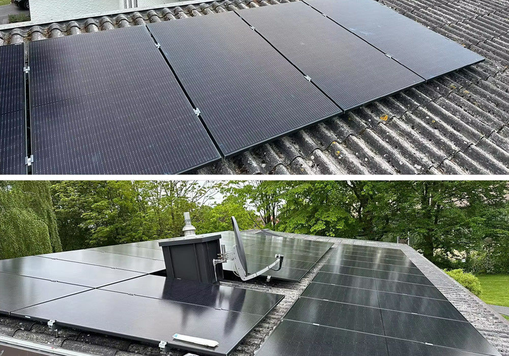 Sistema fotovoltaico solare ibrido da 3 kW a 5 kW a 8 kW a 10 kW