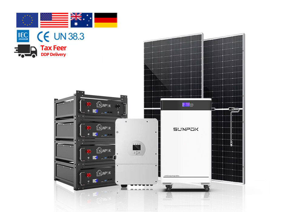Sistema solare completo 1 Kw 2 Kw 3kw 5kw 5kva Sistema solare ibrido