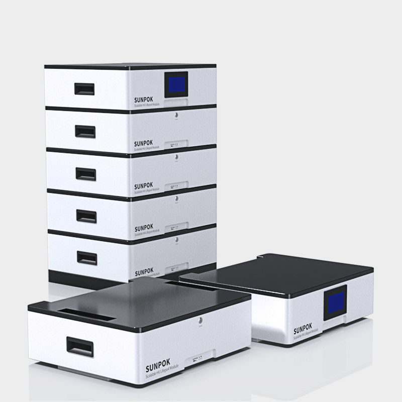 Sistema di accumulo di energia solare batteria Lifepo4 48v 51.2v 400ah 20kwh