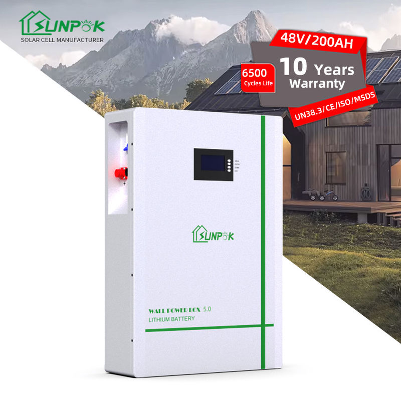 5kwh 10kwh Batteria al litio del sistema solare 48v 51.2v 100ah 200ah Batteria di accumulo di energia domestica