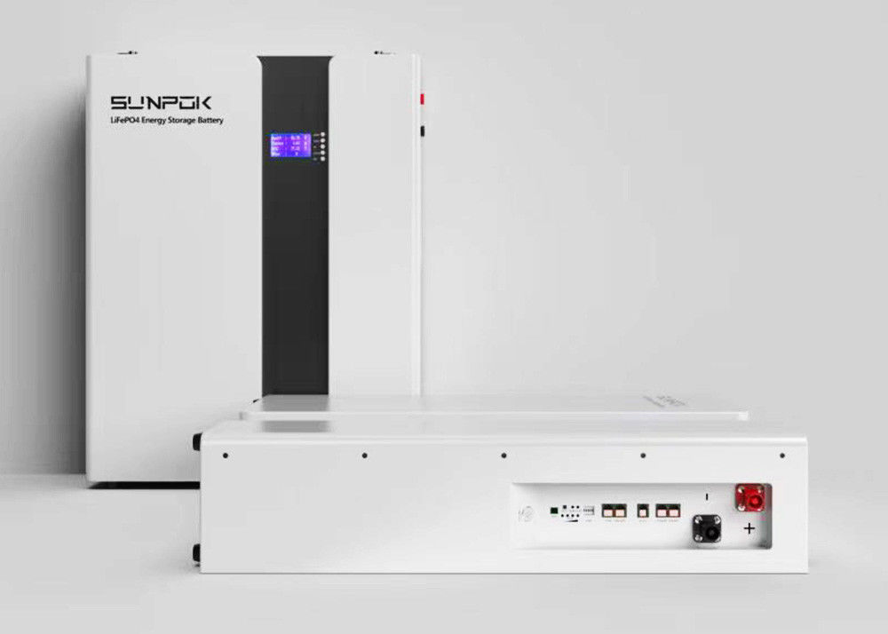 Facile da installare Batteria Lifepo4 montata a parete 48v 200ah Con Can Rs485 Port 9.6kwh 10.2kwh 15kwh