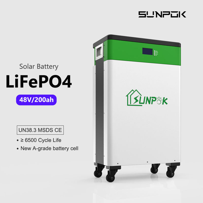 Nuovo design Power Wall 5kw Lifepo4 48v 200ah Wall 10kwh Home Batteria al litio 51.2v Batteria solare