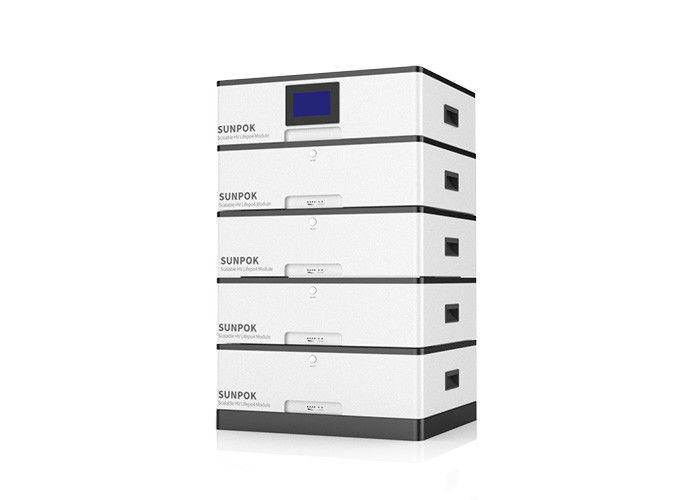 Sistema solare domestico modulare impilabile 51.2v 200ah Batteria di accumulo di energia 10kwh 20kwh 30kwh