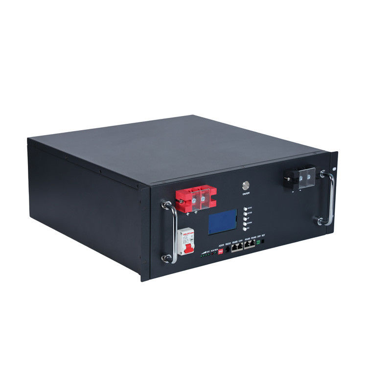 Batterie al litio tipo rack fosfato ferro 48V 100AH pannelli solari per la casa ioni di litio