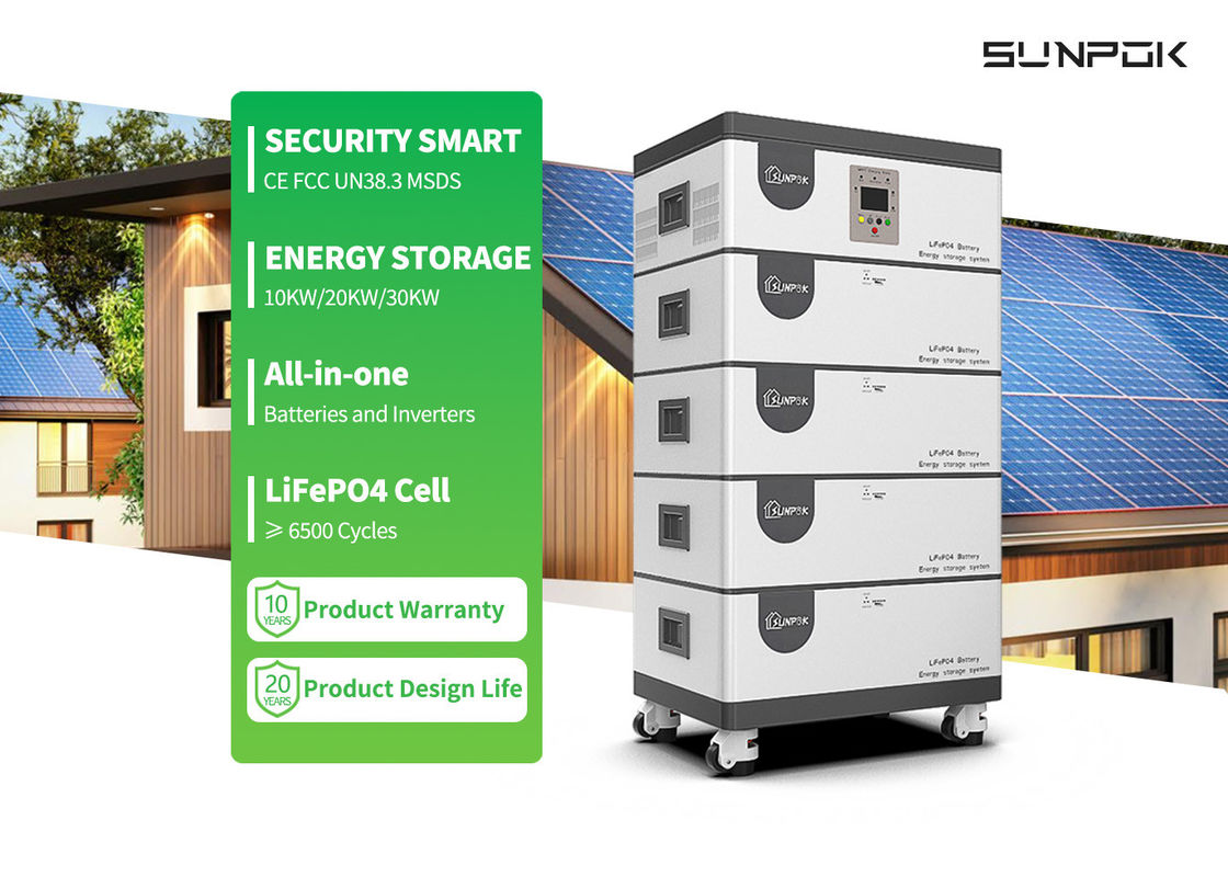 Tutto in un inverter e batteria al litio 10kw 15kw 20kwh 30kwh tutto in un Ess