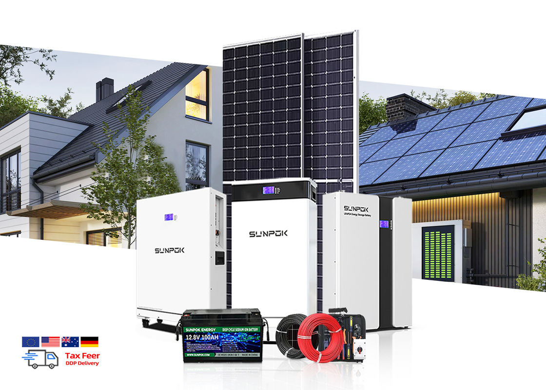 10kw 20kw 30kw Sistema solare 10kw Completo 10kw Off Grid Sistema solare 30kw Smart 15kw Sistema solare Off Grid