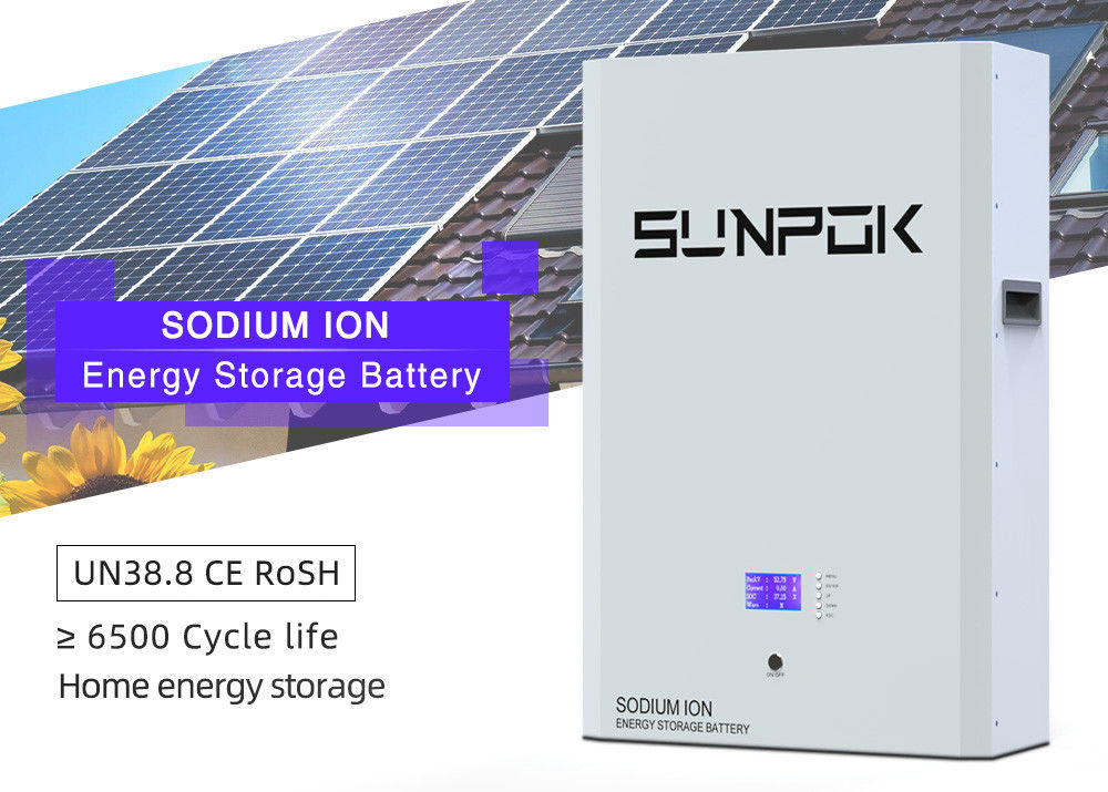 20kwh Batteria sodica 51.2v 1 48V 200ah 5kw 10kw 15kwh Batteria agli ioni di sodio Batteria elettrica a muro Batteria solare agli ioni di litio