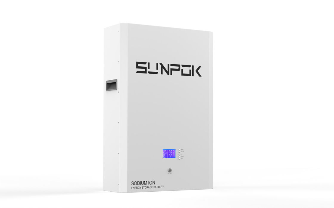 Batteria a ioni di sodio montata a parete da 48V 100ah 150ah 200ah 5kwh 10kwh 20kwh Sistema di stoccaggio
