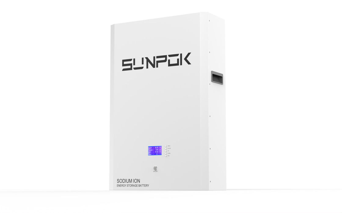 Batteria a ioni di sodio montata a parete da 48V 100ah 150ah 200ah 5kwh 10kwh 20kwh Sistema di stoccaggio