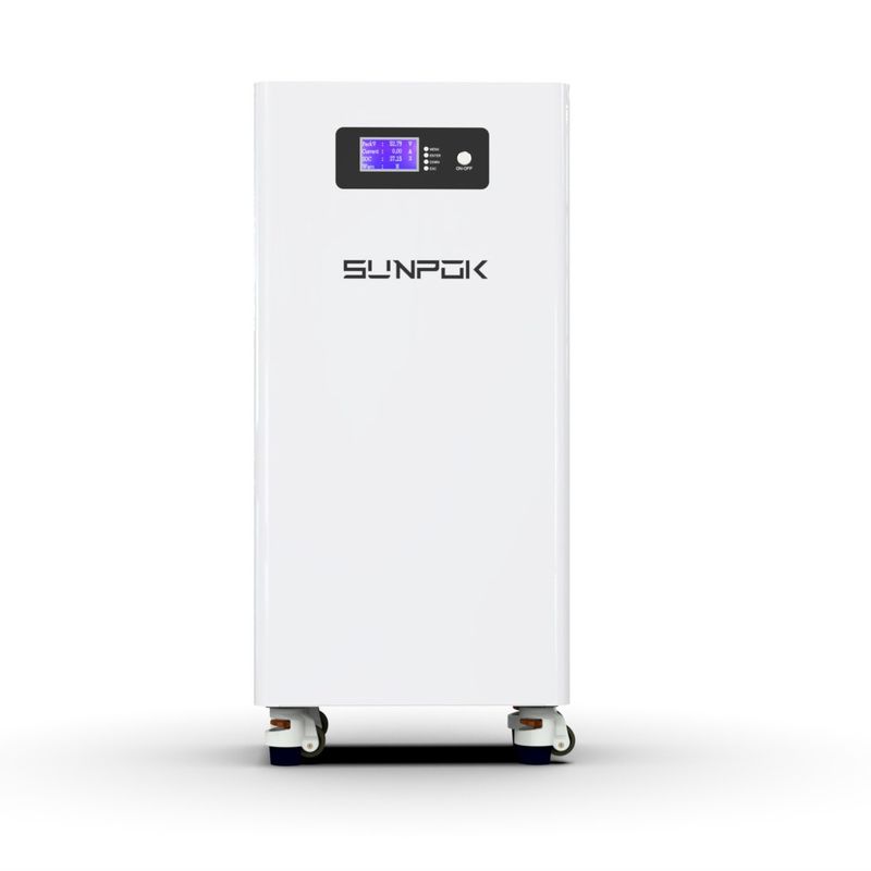 Sistema solare per la casa Batteria al litio da 15kwh 48V 300Ah con ruote 51.2v 15kwh 30kwh Batterie al litio per la casa
