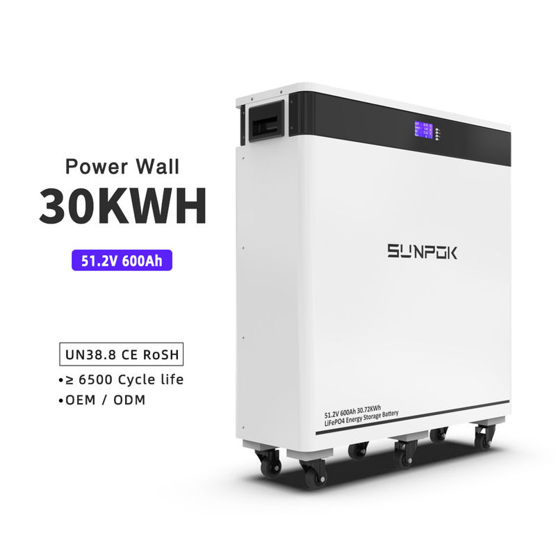 30Kwh batterie agli ioni di litio Solaire batteria al litio Lifepo4 48V 600Ah 10kw 15kw 30kw batteria per sistema solare domestico