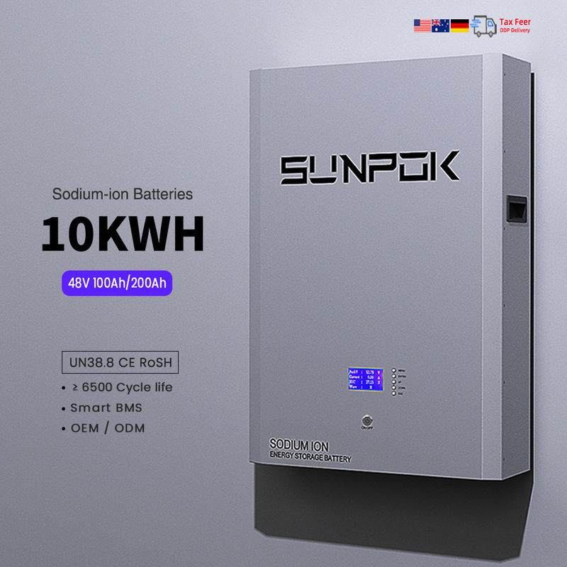 48V 10kwh Split Type Batteria di stoccaggio agli ioni di sodio 200ah Solar Power Bank Wall Rechargeable Batterias ioni di sodio ricaricabili