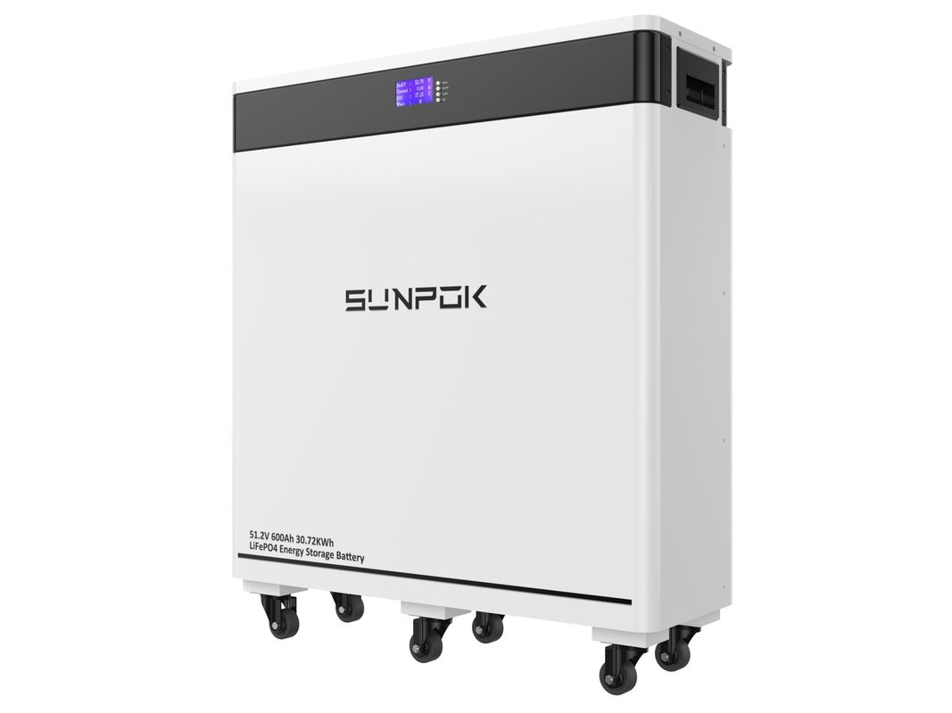 30KW Cicli profondi 600AH Mobile Montaggio a terra LiFePO4 51.2V Batteria agli ioni di litio Home Energy Storage