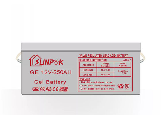 MSDS Deep Cycle Sealed 12V GEL Battery Valve Regulated Position Installable