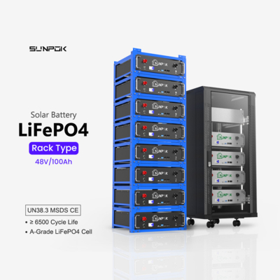 48v 100ah 200ah 300ah Rack Type Lithium Ion Phosphate Battery 5kwh 10kwh 15kwh Lifepo4 Battery for Solar System