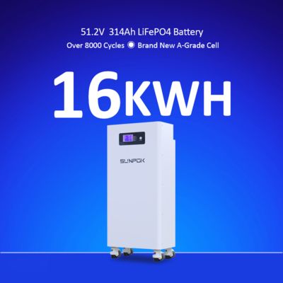 Hot-selling 51.2v 314ah Lithium Ion Battery Pack 16kw Lifepo4 Solar Storage System 48v 300ah
