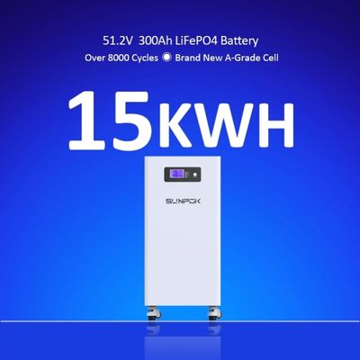 Good Price Mobile Vertical Solar 15KWH 300Ah Lithium Ion Battery Pack Lifepo4 51.2V High Quality Mobile Vertical Solar Battery