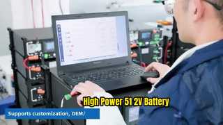 Batteria ad alta tensione da 51,2 V 100 Ah